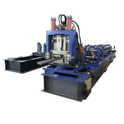 China Building Material Shops Omega Profile Roll Forming Machine C U Purlin Channel Truss Cold Forming Furring Machine for sale