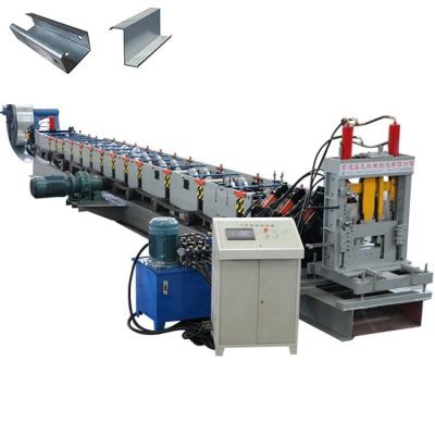 China Stores Channel Automatic Profile Steel Purline C Z Omega Cold Roll Forming Machine for sale