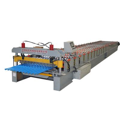 China Building Material Shop Chinese Roll Forming Machine Manufacturer Factory Roofing Panel Making Machine In Stock for sale