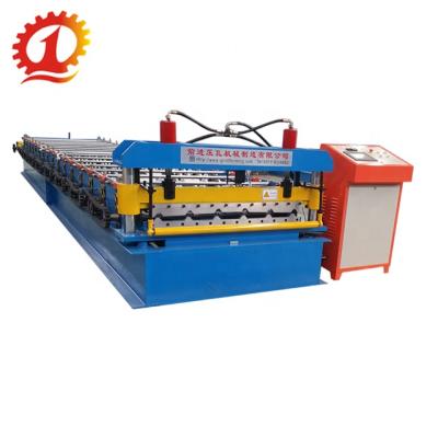 China Building Material Stores Trapezoidal Aluminum Machine Roofing Iron Sheet Sheet Making Machine for sale