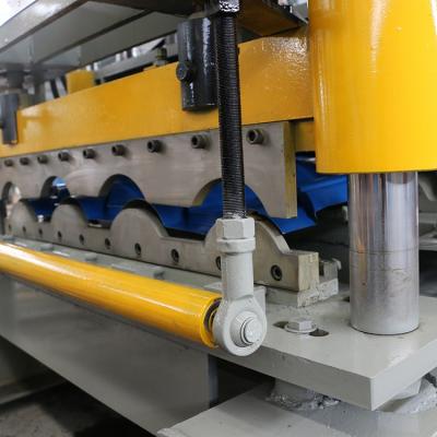 China Building Material Stores Glazed Tile Roofing Sheet Making Machine Metal Tile Making Machine With 3D Effect for sale