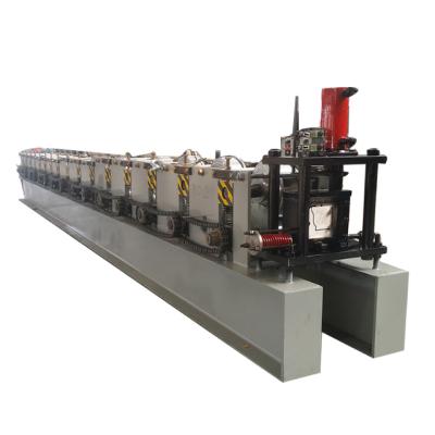 China Building Material Stores 2.5t Round And Rectangle Steel Downspout Rain Gutter Roll Forming Machine for sale