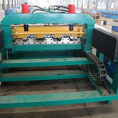 China Building Material Shops Steel Sheet Steel Floor Decking Profile Forming Machine for sale