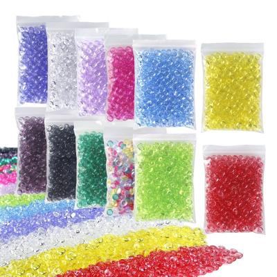 China Wholesale 7*4mm Acrylic Mud Mini Acrylic Plastic Beads Indoor Mud Factory DIY Small Bead Plastic Mud Kit Part Of Bead Kit For DIY for sale