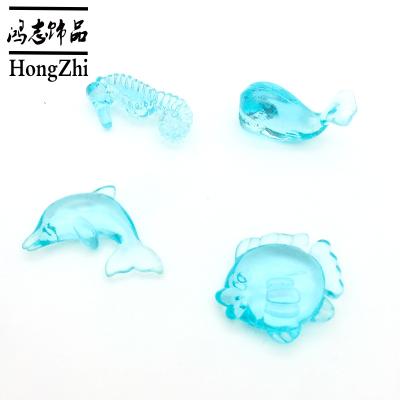 China Hongzhi Indoor Transparent Acrylic Beads Factory Wholesale Sea Themed Plastic Beads Bulk For Kid Party Home Decor for sale