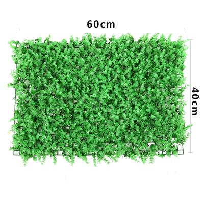 China Greenery Transitional Artificial Plant Wall Panels Eucalyptus Grass Wall Backdrop For Home Restaurant Indoor Decor for sale