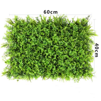 China Transitional Warm Greenery Grass Wall Backdrop Artificial Plant Wall Grass Artificial Grass Wall Panels For Home Restaurant Indoor Decor for sale