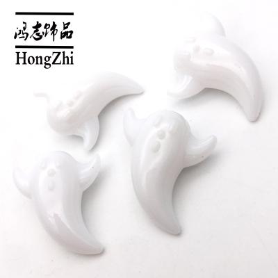 China Hongzhi Indoor Factory Decor Wholesale Halloween Ghost Acrylic Beads Shape Acrylic Beads For Halloween Party Decor for sale