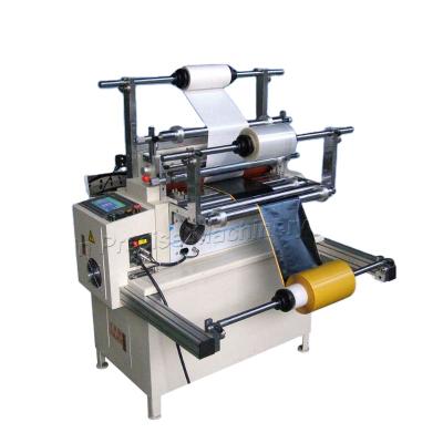 China Food Automatic Oblique Sensing Adhesion Strip Doble Face Cutting Machine for sale