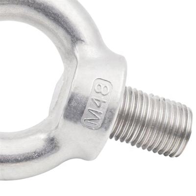 China National Standard 304 Stainless Steel Thread Shank Eye Screw High Tensile Bolt Nut for sale