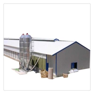 China Frame Piece Steel Struectue Poultry Farm Chicken Broiler Broiler Breeding Chicken Cage For Poultry Farm House for sale