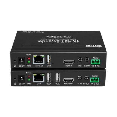 中国 ネットワークポートHDMIファイバー拡張器 40m - 120m 4K60 RJ45 送信機と受信機 販売のため