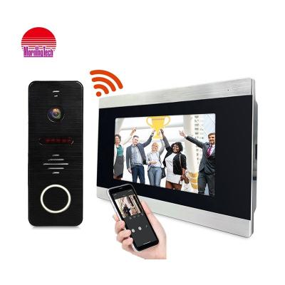 China CCTV Built-in Doorbell Intercom Security System Home Intercom Control 4 Channel 10Inch Indoor Smartphone Camera Door Bell for sale