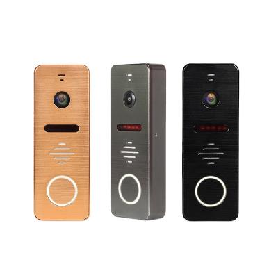 China Hot Selling 2021 New Panel Anti-oxidation Aluminum Alloy Hotel Home Eyeball Digital Panel Doorbell Video Telephone Intercom for sale