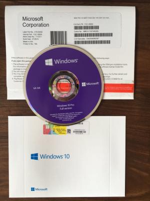 China Wholesale Win 10 pro oem pack 100% online activation key, oem box dvd+coa package. for sale