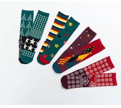 China Wholesale Fashionable Kids Christmas Socks Cozy Warm Cotton Socks Winter Christmas Socks For Boys Girls for sale