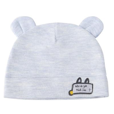 China Newborn baby cotton spring and summer thin section 0-3-6 months super cute fetal baby hat for sale