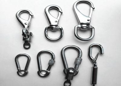 China Zink-Legierungs-Schwenker hakt Terminalinstallationen Carabiners für Werkzeug-Kabel zu verkaufen