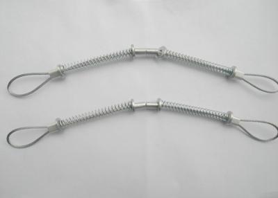 China 3.0mm Anschlagseil galvanisiertes Whipcheck Sicherheits-Kabel mit Schleife zu verkaufen