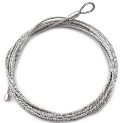 China Wire Rope Assembly Stainless Wire Sling with Silver Colour All Dimentions Available for sale