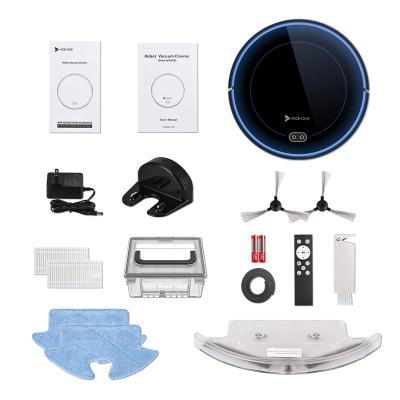 China Household App Intelligent Wet And Dry Control Robot Wet And Dry Vacuum Cleaner With Map And Contorller for sale