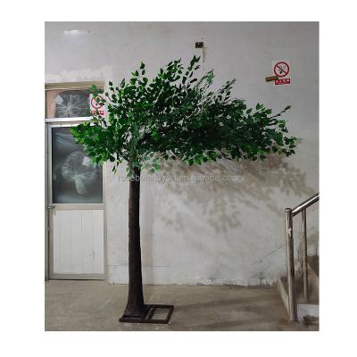 China Wedding Party Decoration Factory high quality 2.7 m artificial green ficus tree,artificial banyan tree artificial plant tree for garden decoration for sale