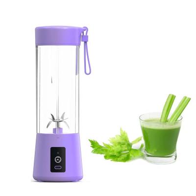 China Amazon Best Seller Car Machine 6 Blades Portable Type C USB Rechargeable Electric Fresh Juice Blender Fruit Blender Cups for sale