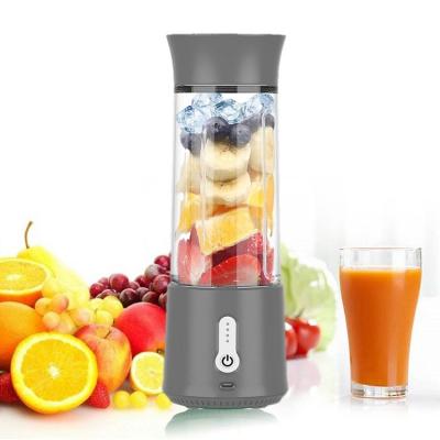 China Smart Mini Portable Handheld Smoothie Blender Rechargeable Handheld Fruit Blenders USB Rechargeable Fruit Juicer Blender/Power Bank Handheld Smoothie Blender for sale