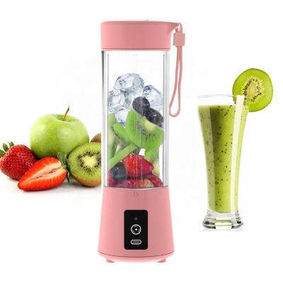 China New Juicer Juicer Portable Orange Juice Mixer Sport Travel Handheld USB Rechargeable Automatic Rechargeable Juicer/Portable Blender Fruit Cup Power Bank for sale