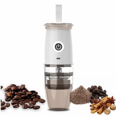 China Conical Ceramic Grinding Core Burr Rechargeable Portable Coffee Bean Grinder Automatic Manual Coffee Refillable Burr Grinder for sale