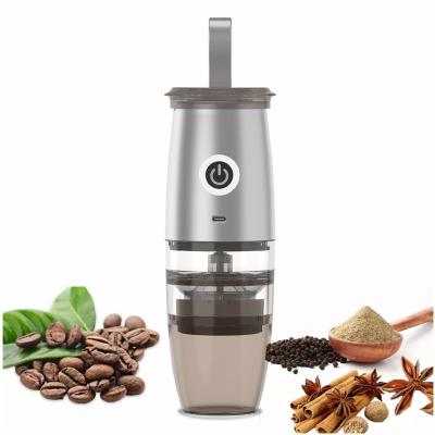 China Carry Out Outdoor Conical Burr Portable Rechargeable Grinder Manual Automatic Coffee Grinder Adjustable Setting Portable Coffee Grinder for sale