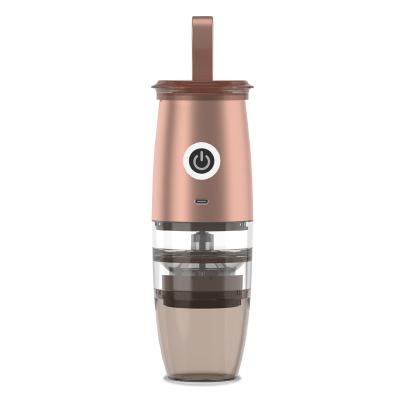 China Portable Rechargeable Grinder Stainless Steel Automatic Burr Small Coffee Been Ceramic Grinder From Professional Manufacture Portable Grinder for sale