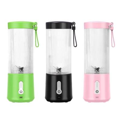 China Portable Car Home Appliance 450ML Blender 6 Blades Electric Juicer USB Charge for sale