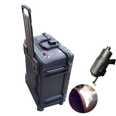 China Stainless steel Portable Pulse Laser Cleaner Metal Rust Surface Paint Mini  Laser Cleaning Machine for sale