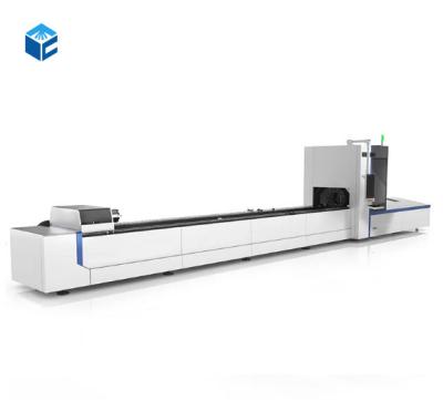 China SERVO-MOTOR 1000w 1500w 2000w 3000w 4000w 6000w Square Round Fiber Tube Pipe Fibre Laser Cutter for sale