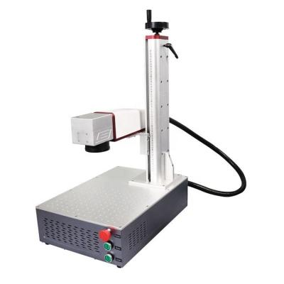 China Deep marking 30W Fiber portable laser marking machine for metal 3D laser marking machine price for sale