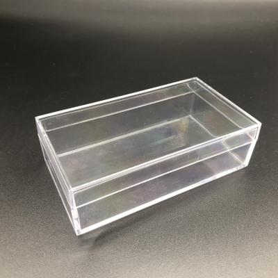 China Sustainable Wholesale Customized Acrylic Clear Plastic Jewelry Box Storage Container Box for sale