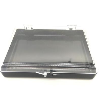 China Recyclable high-grade simple transparent cosmetics small storage plant sundries plastic storage box for sale