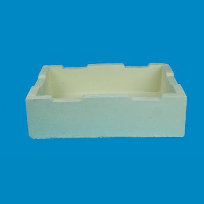 China Corundum Mullite Ceramics Sagger 1550°C Max Working Temperature For Lithium Battery for sale