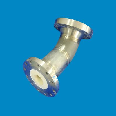 China Plasma Resistant And Cost Saving Ceramic Lined Pipe OEM For Powder Conveying for sale