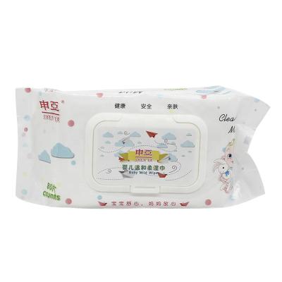 China Baby Cleaning Wet Wipes Packaging Bags Custom Supplier Organic Wet Wipes For Baby Unscented Baby Wipes for sale