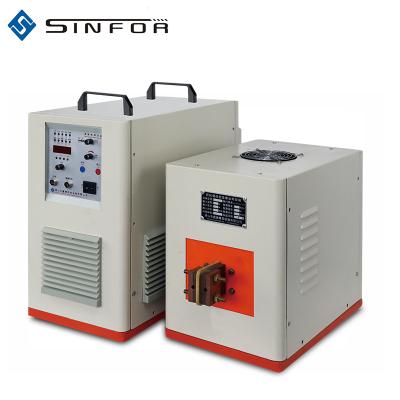 China SF-C-20KW 20kw Frequency IGBT Induction Heater Heating Gear Shaft Quenching Induction Hardening Machine for sale