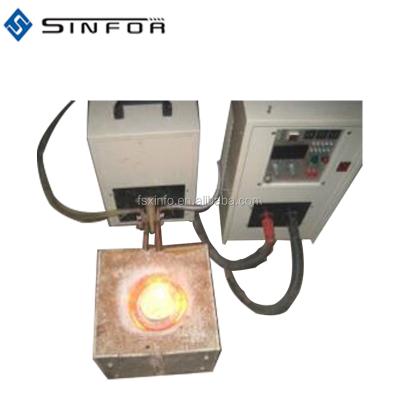 China Small heating induction furnace for gold, scrap iron, steel, aluminum, copper smelting for sale