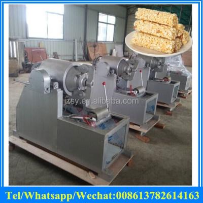 China Popcorn large capacity airflow rice cake popping machine/hot sale high output airflow puffing machine for sale