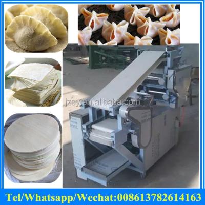 China 2rows Round Dough Sheet Making Machine / Square Spring Roll Wrapping Machine 1250*550*1150mm for sale