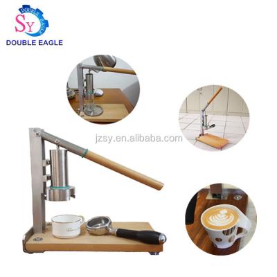 China High Cost Performance Stainless Steel Hand Press Lever Espresso Coffee Machine/Draw Bar Italian Heating Coffee Maker for sale