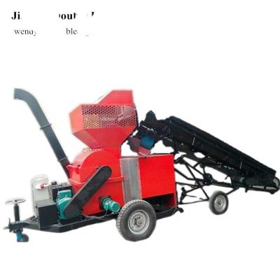 China High Quality Universal Automatic Building Material Stores Vacuum Leaf Tree Trunk Shredder Machine/Collection Fallen Leaf Crusher Equipment for sale