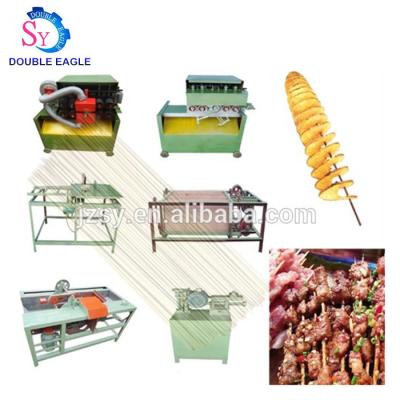 China Wooden bamboo stick making machine for agarbatti/BBQ stick making production machine/bamboo skewer line for sale