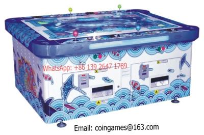 China 6 Players Amusement Arcade Coin Operated Hunter Shooting Fishing Cabinet Gambling Game Machine for sale