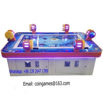 China 6 Players Amusement Arcade Coin Operated Hunter Shooting Fishing Gambling Casino Game Machine for sale